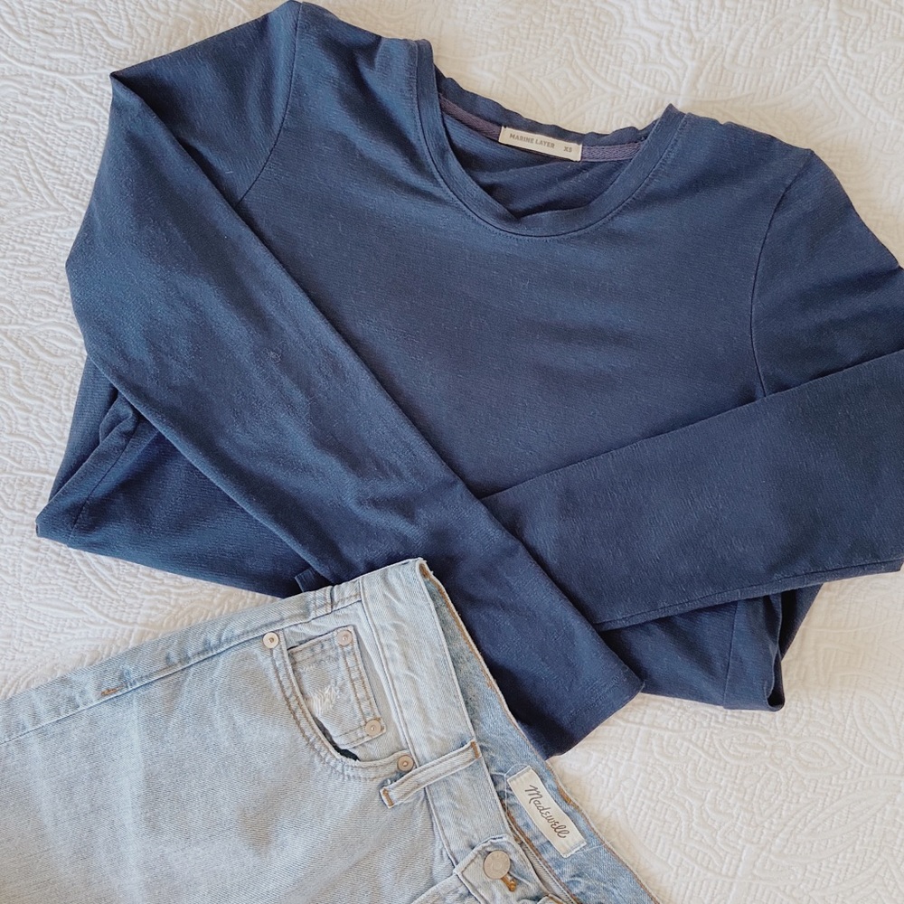 Marine Layer Split Back Top sz XS